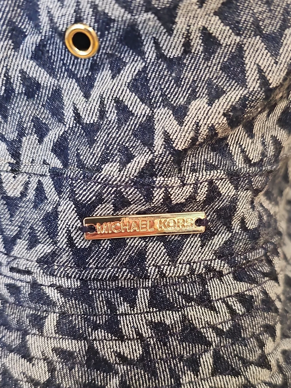 Michael Kors Indigo Rinse Bucket Hat MSRP $70